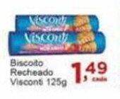Rossi Supermercado Biscoito Recheado Visconti 125g oferta