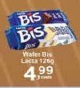 Rossi Supermercado Wafer Bis Lacta 126g oferta