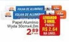 Rossi Supermercado Papel Aluminio Wyda 30cmx4m oferta