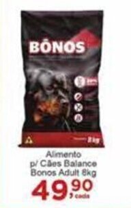 Rossi Supermercado Alimento p/ caes Balance Bonos Adulto 8kg oferta