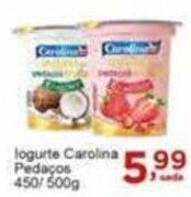 Iogurte Carolina Pedacos 450/500g