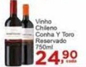 Rossi Supermercado Vinho Chileno Concha Y Toro Reservado 750ml oferta