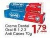 Rossi Supermercado Creme Dental Oral B 1.2.3 Anticaries 70g oferta
