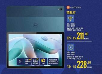 Zema Motorola Tablet oferta