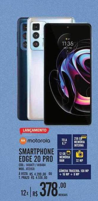 Zema Motorola Smartphone Edge 20 Pro oferta
