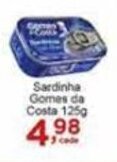 Rossi Supermercado Sardinha Gomes da Costa 125g oferta