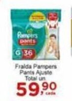 Rossi Supermercado Fralda Pampers Pants Ajuste Total oferta