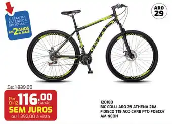 Macavi Bic Colli Aro 29 Athena 21m F.Disco T19 Aco Carb PTO Fosco/ Am Neon oferta