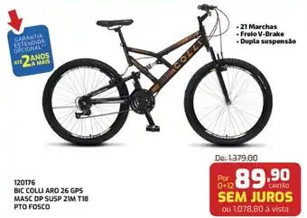 Macavi Bic Colli Aro 26 GPS Masc Dp Susp 21m T18 PTO Forsco oferta