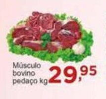 Musculo bovino pedaco 1kg