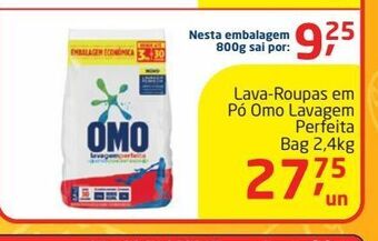 Tenda Atacado Lava-roupas em pó omo lavagem perfeita bag 2,4kg oferta
