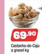 Castanha de cajú a granel kg