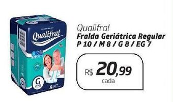 Drogal Qualifral fralda geriátrica regular oferta
