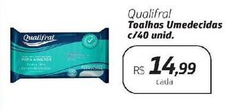 Drogal Qualifral toalhas umedecidas c/40 unid. oferta