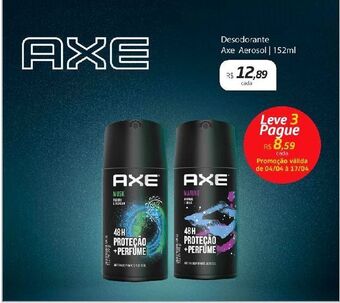 Drogal Desodorante axe 150ml oferta