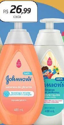Drogal Sabonete líquido johnson's 400ml oferta