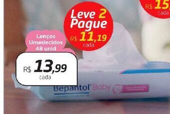 Drogal Lenços umedecidos bepantol 48u oferta