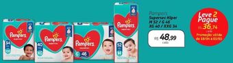 Drogal Pampers supersec hiper m 52 / g 46 xg 40 / xxg 34 oferta