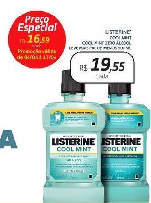 Drogal Enxágue bucal listerine oferta