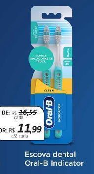 Drogal Escova dental oral-b indicator oferta