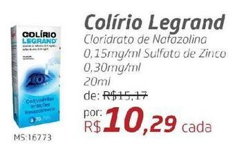 Drogal Colírio legrand 20ml oferta