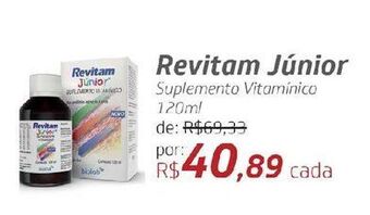 Drogal Revitam júnior suplemento vitamínico 120ml oferta