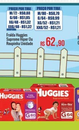 Mart Minas Fraldas huggies oferta
