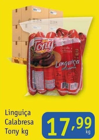 Nordestão Linguica Calabresa Tony 2kg oferta