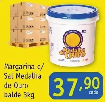 Margarina c/ Sal Medalha de Ouro balde 3kg