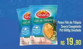 Mart Minas Peixe filé de tilápia seara congelado pct 600g unidade oferta