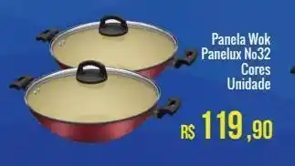 Mart Minas Panela wok panelux nº32 cores unidade oferta