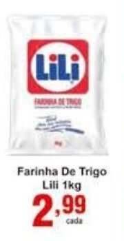 Rossi Supermercado Farinha de Trigo Lili 1kg oferta