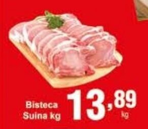 Rossi Supermercado Bisteca Suina 1kg oferta