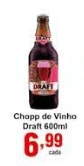Rossi Supermercado Chopp de Vinho Draft 600ml oferta