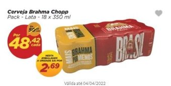 Dia Cerveja Brahma Chopp 18x350ml oferta