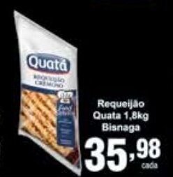 Rossi Supermercado Requeijao Quata 1.8kg Bisnaga oferta