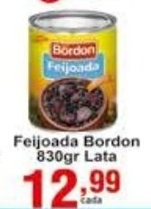 Rossi Supermercado Feijoada Bordon 830g Lata oferta