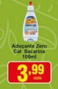 Rossi Supermercado Adocante Zero Cal Sacarina 100ml oferta
