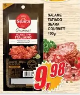 Vianense Supermercados Salame Fatiado Seara Gourmet 100g oferta