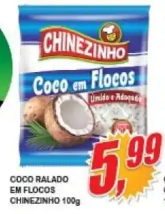 Vianense Supermercados Coco Ralado em Flocos Chinezinho 100g oferta