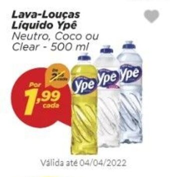 Dia Lava Loucas Liquido Ype 500ml oferta