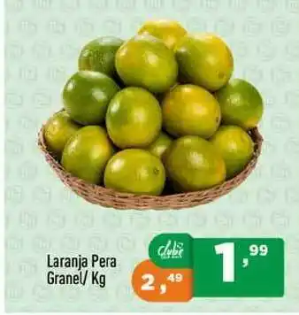 Supermercados Pague Menos Laranja Pera Granel 1kg oferta