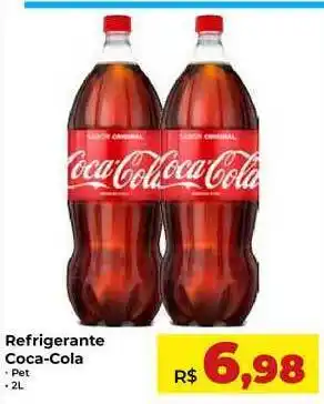 Rebouças Supermercados Refrigerante Coca-cola 2L oferta