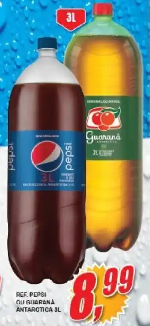 Vianense Supermercados Ref. Pepsi ou Guarana Antarctica 3L oferta