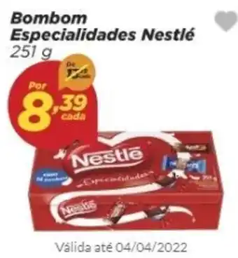 Dia Bombom Especialidades Nestle 251g oferta