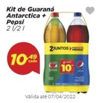 Dia Kit de Guarana Antarctica + Pepsi 2L/2L oferta