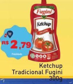Tonin Superatacado Ketchup tradicional fugini 300g oferta