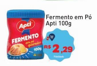 Fermento em pó apti 100g