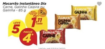 Dia Macarrao Instantaneo Dia 85g oferta