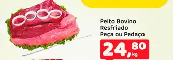 Mineirão Atacarejo Peito Bovino resfirado peca ou pedaco 1kg oferta